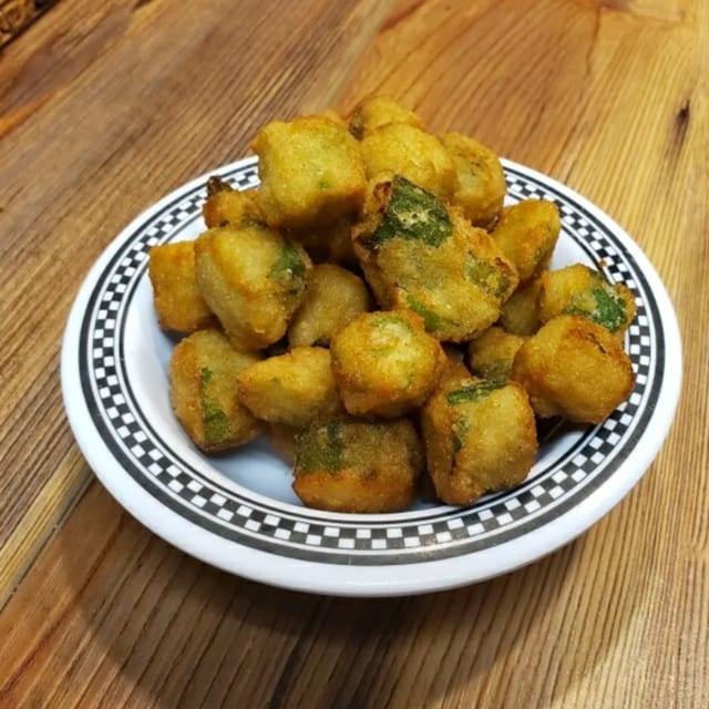 Fried okra.