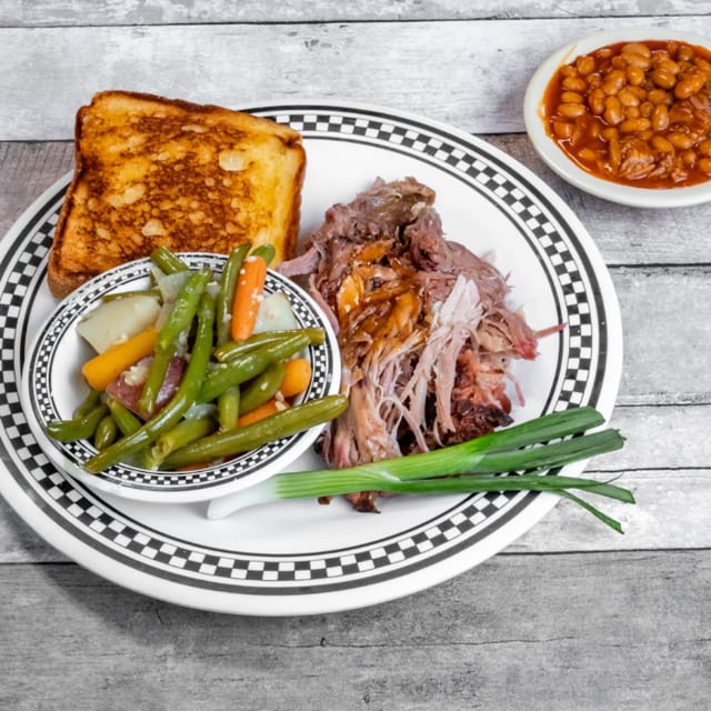 Pulled Pork Plate.